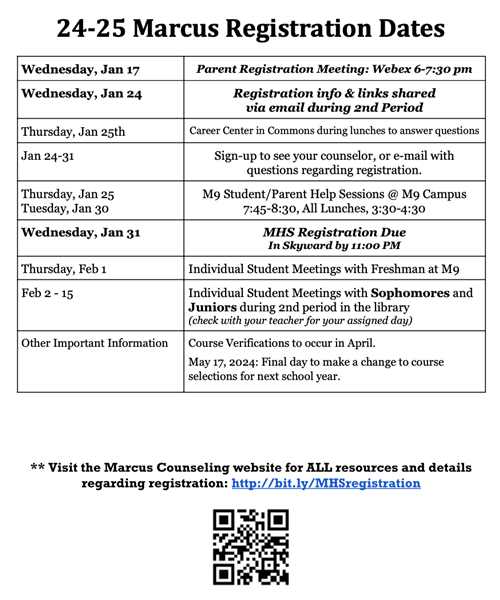 Counseling / 2025 2025 Registration
